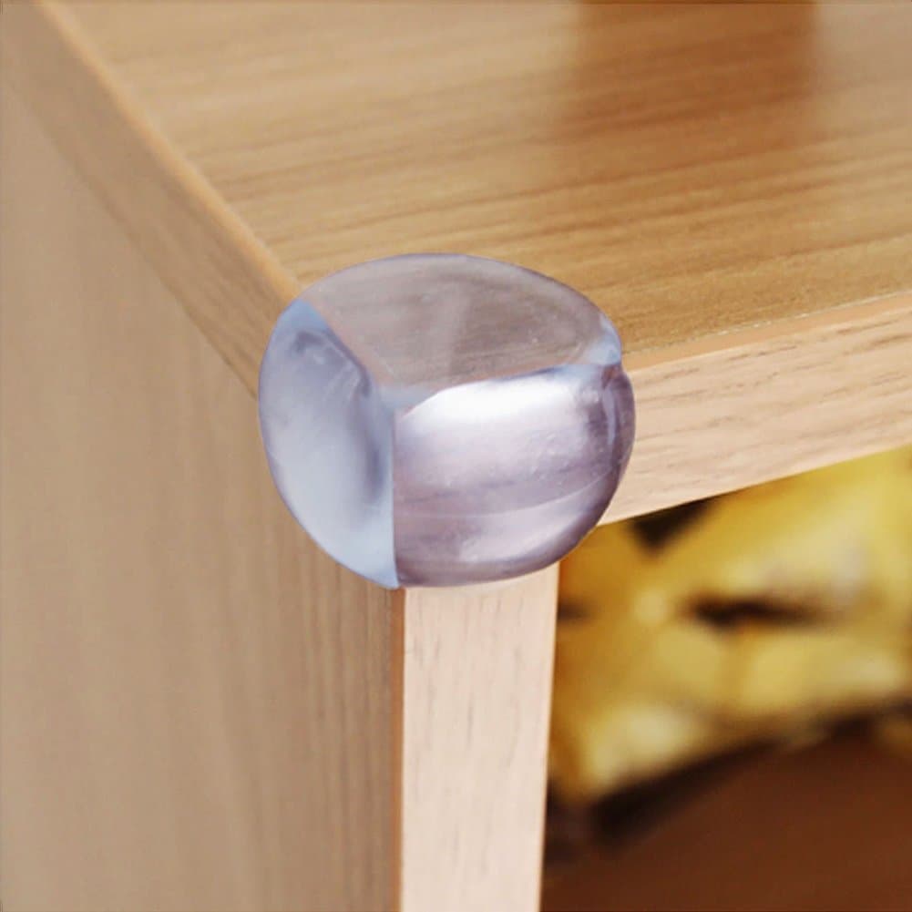 Baby Mate 16 PCS Clear Corner Guards (Ball Shape, Matte Finish) - Corner Protector - Corner Cover Corner Bumpers