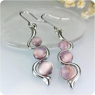 925 Sterling Silver Earrings for Women Diamond Cubic Zirconia Earrings Birthday Gift for Her