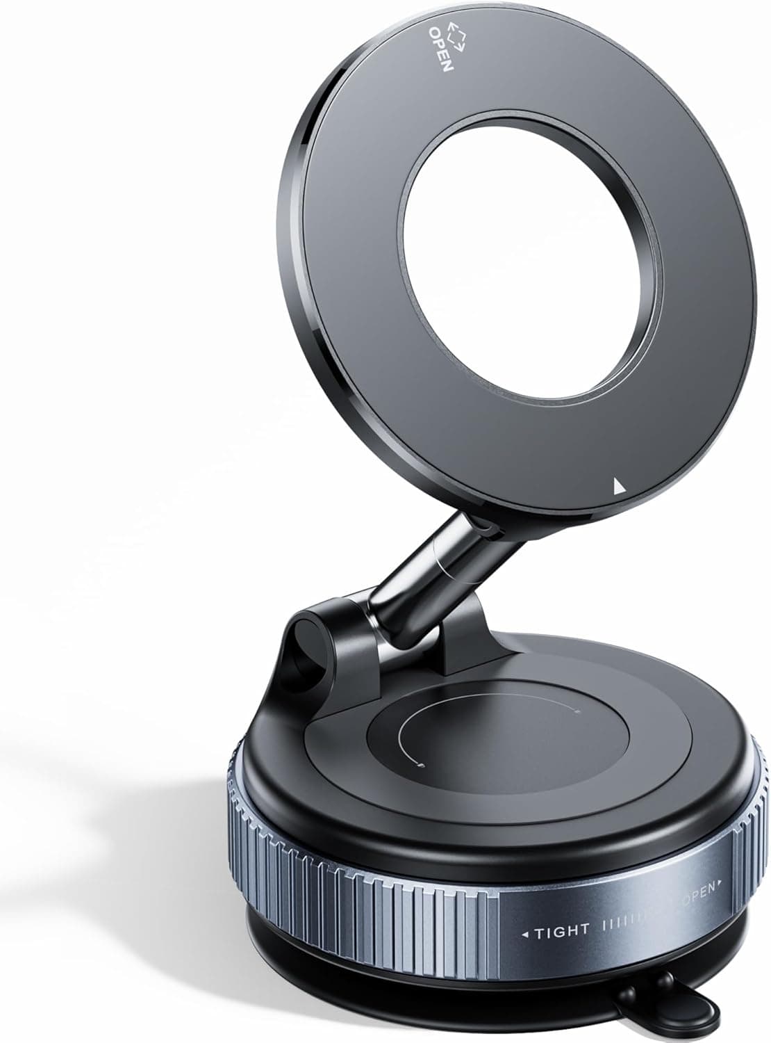 REOKILY 2026 Upgraded Vacuum Magnetic Car Phone Holder 360Β° Reinforced 96LBS Ultra Suction Cup Phone Mount for MagSafe Cell Phone Holders for Your Car/Gym/Mirror Mount for iPhone & Android