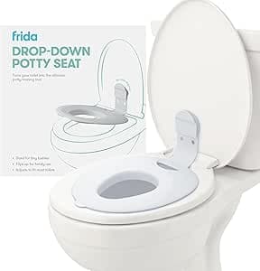 Frida Baby Drop Down Potty Training Seat for Toddlers & Kids, Easy to Clean