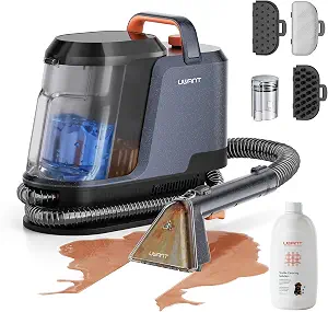 Uwant Carpet Cleaner Machine 18Kpa Portable Carpet Cleaner for Cars Couch, 2in1 Water Tank Upholstery Cleaner, Spot Cleaner with Cleaning Tools Set of 1